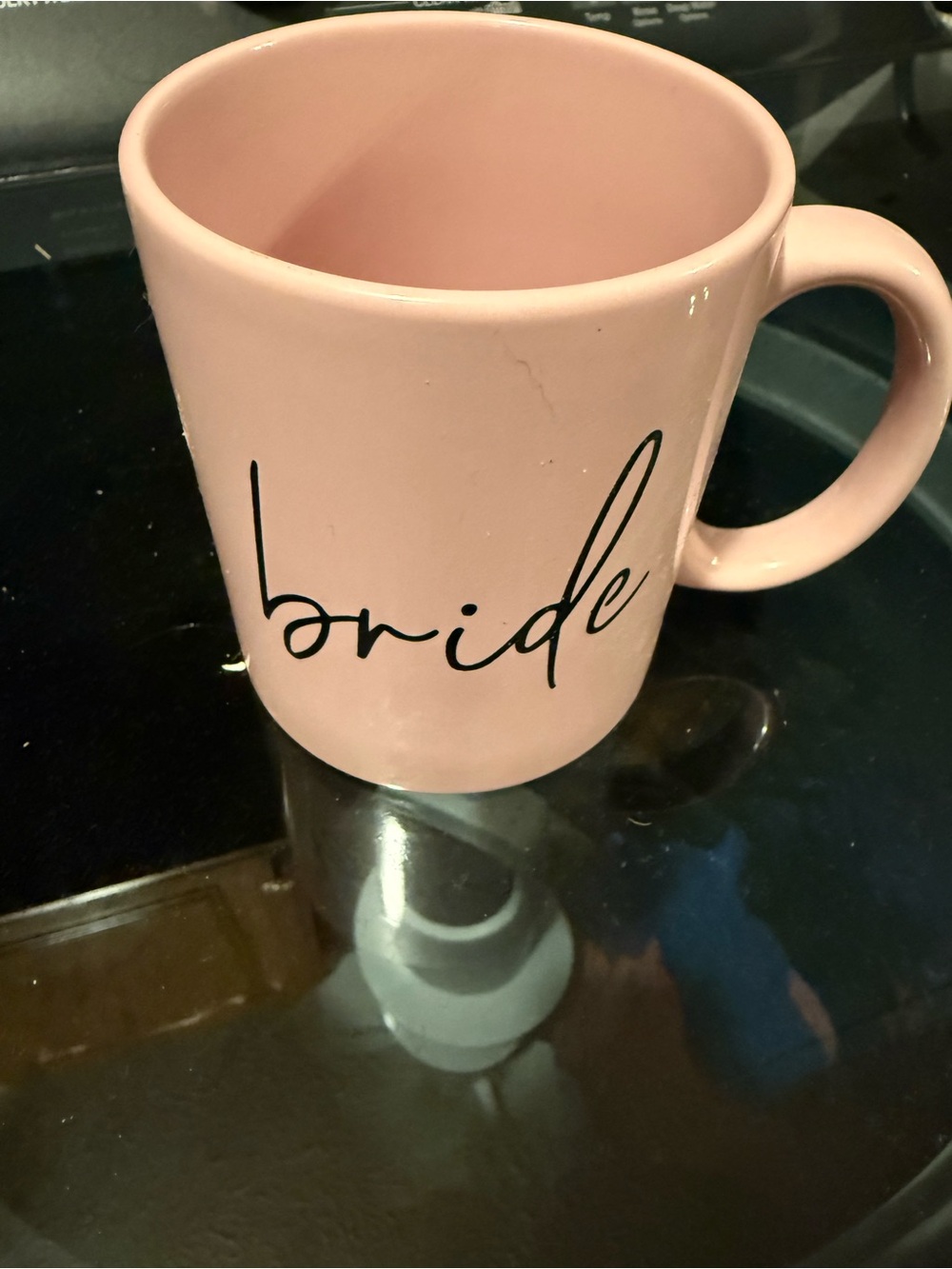 T.J.Maxx Pink 'Bride' Ceramic Mug
